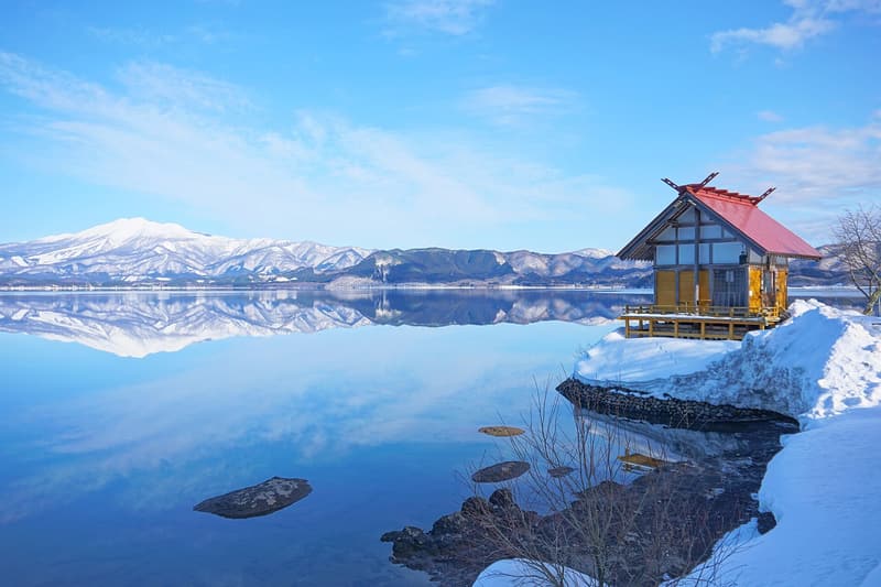 田沢湖(秋田)の風景