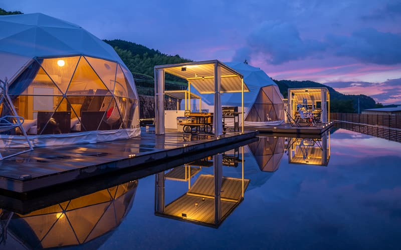 FOREST GLAMPING 牛滝温泉 四季まつり